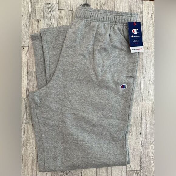 Champion Powerblend Fleece Oxford Gray Joggers Size XL NWT - Picture 2 of 7